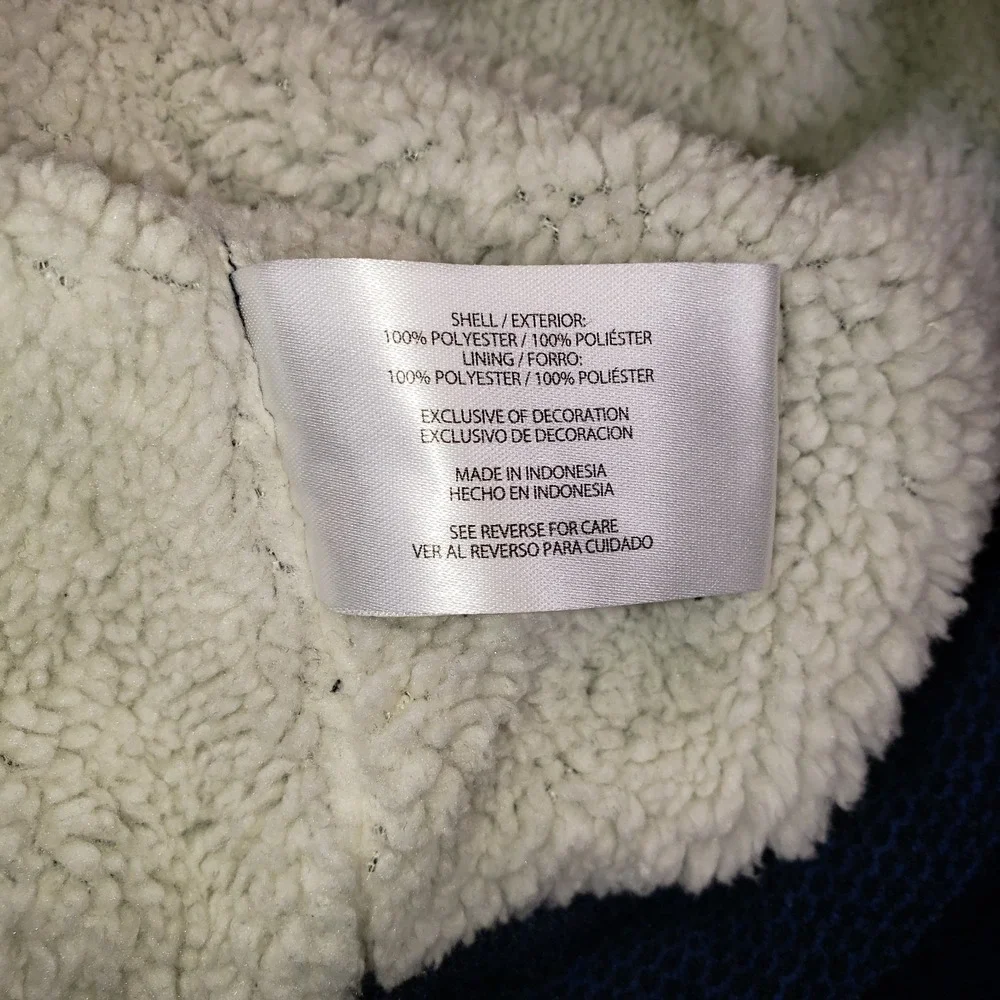 Orvis Shacket Mens Medium Blue Fleece Lined Jacket Pullover 1/4 Zip